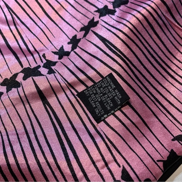 Dollhouse Women's Long Pea coat Black Pink Lining Small Y2K Button Up - Picture 8 of 10